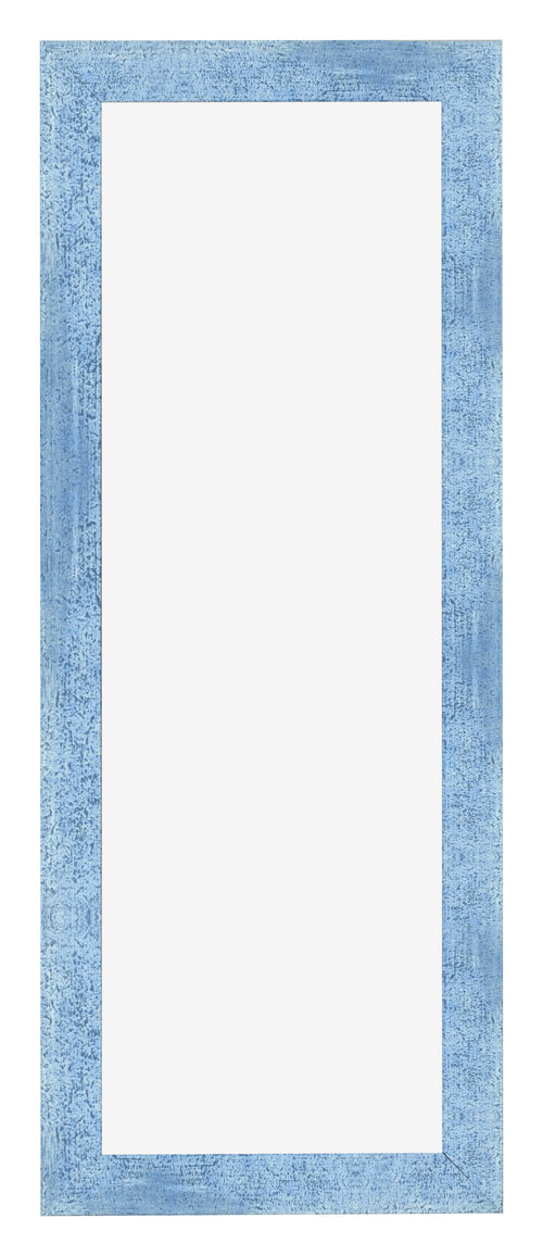 Fotolijst 37 5x98cm Helder Blauw Geveegd MDF Pisa Voorzijde | Yourdecoration.nl