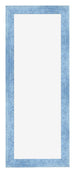 Fotolijst 37 5x98cm Helder Blauw Geveegd MDF Pisa Voorzijde | Yourdecoration.nl