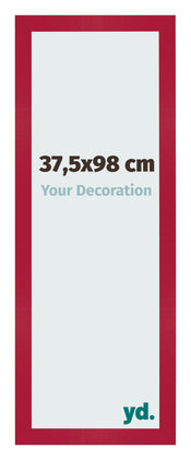 Fotolijst 37 5x98cm Rood MDF Bologna Voorzijde Maat | Yourdecoration.nl