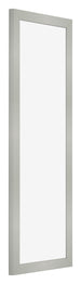 Fotolijst 37 5x98cm Zilver Mat MDF Bologna Voorzijde Schuin | Yourdecoration.nl