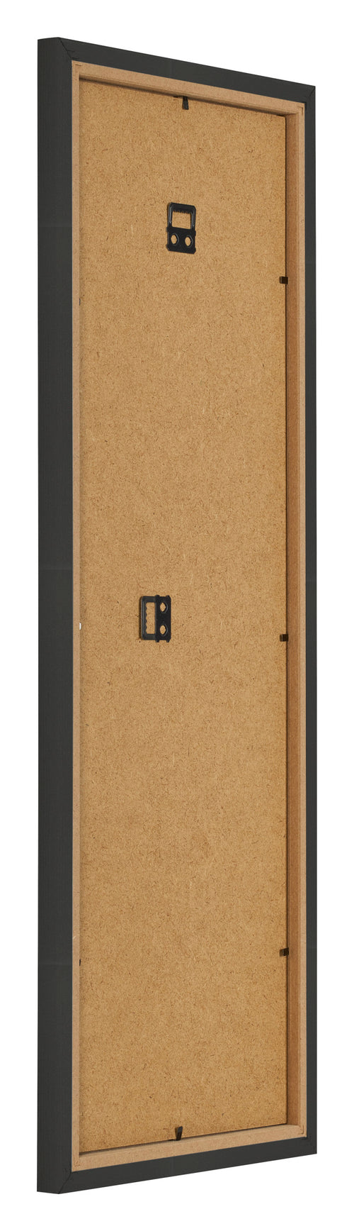 Fotolijst 37 5x98cm Zwart Houtnerf MDF Bologna Achterzijde Schuin | Yourdecoration.nl