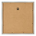 Fotolijst 40x40cm Aluminium Geborsteld MDF Bologna Achterzijde | Yourdecoration.nl