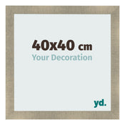 Fotolijst 40x40cm Goud Antiek MDF Pisa Voorzijde Maat | Yourdecoration.nl