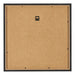 Fotolijst 40x40cm Zwart Mat MDF Bologna Achterzijde | Yourdecoration.nl