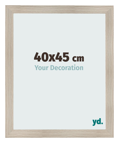 Fotolijst 40x45cm Eiken Licht MDF Pisa Voorzijde Maat | Yourdecoration.nl
