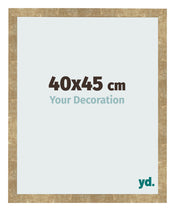 Fotolijst 40x45cm Goud Antiek MDF Bologna Voorzijde Maat | Yourdecoration.nl