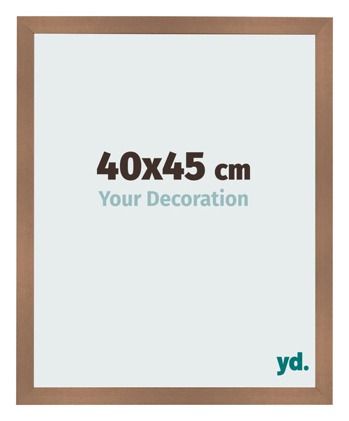 Fotolijst 40x45cm Koper Decor MDF Bologna Voorzijde Maat | Yourdecoration.nl