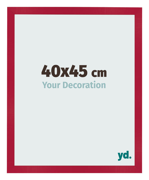 Fotolijst 40x45cm Rood MDF Bologna Voorzijde Maat | Yourdecoration.nl