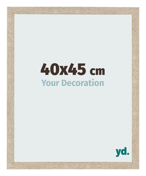 Fotolijst 40x45cm Sonoma Eiken MDF Bologna Voorzijde Maat | Yourdecoration.nl
