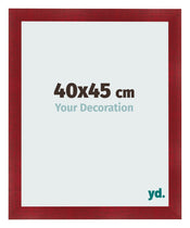 Fotolijst 40x45cm Wijnrood Geveegd MDF Pisa Voorzijde Maat | Yourdecoration.nl