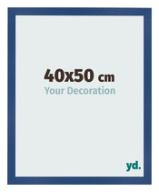 Fotolijst 40x50 cm Donkerblauw MDF Bologna Voorzijde Maat | Yourdecoration.nl
