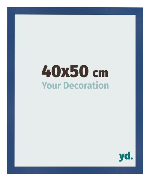 Fotolijst 40x50 cm Donkerblauw MDF Bologna Voorzijde Maat | Yourdecoration.nl