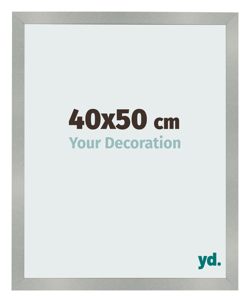 Fotolijst 40x50cm Aluminium Geborsteld MDF Bologna Voorzijde Maat | Yourdecoration.nl
