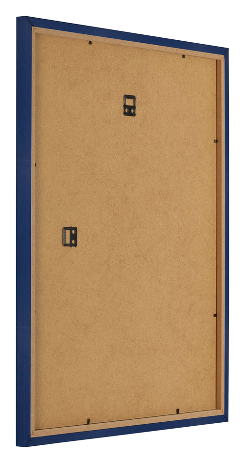 Fotolijst 40x50cm Donkerblauw Geveegd MDF Bologna Achterzijde Schuin | Yourdecoration.nl