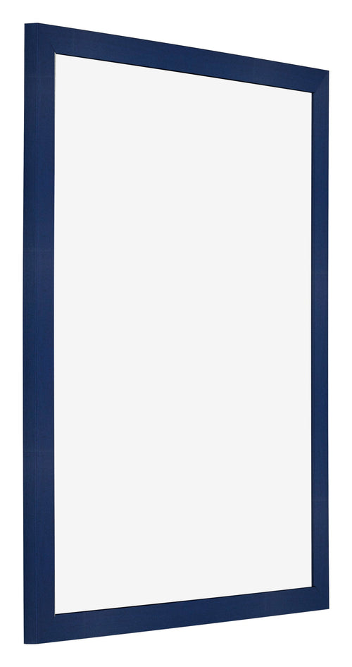 Fotolijst 40x50cm Donkerblauw Geveegd MDF Bologna Voorzijde Schuin | Yourdecoration.nl