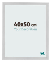 Fotolijst 40x50cm Edelstaal MDF Bologna Voorzijde Maat | Yourdecoration.nl