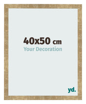 Fotolijst 40x50cm Goud Antiek MDF Bologna Voorzijde Maat | Yourdecoration.nl