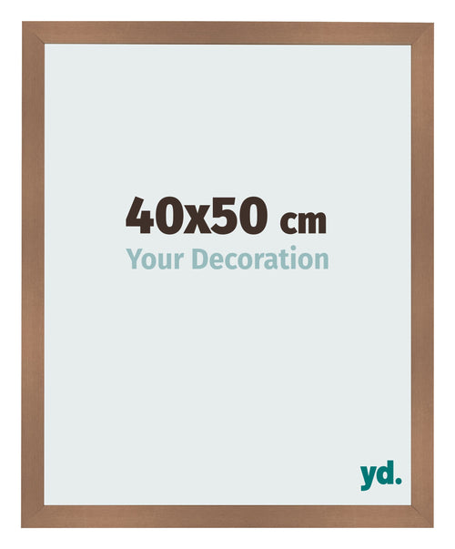 Fotolijst 40x50cm Koper Decor MDF Bologna Voorzijde Maat | Yourdecoration.nl