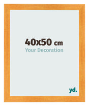 Fotolijst 40x50cm Oranje MDF Pisa Voorzijde Maat | Yourdecoration.nl