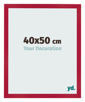 Fotolijst 40x50cm Rood MDF Bologna Voorzijde Maat | Yourdecoration.nl