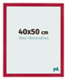 Fotolijst 40x50cm Rood MDF Bologna Voorzijde Maat | Yourdecoration.nl