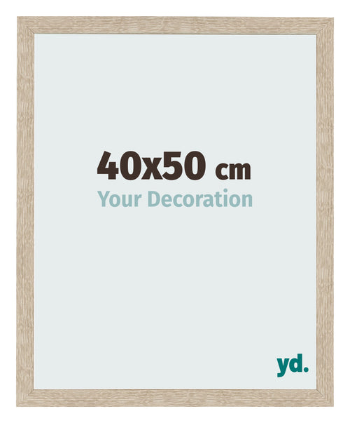 Fotolijst 40x50cm Sonoma Eiken MDF Bologna Voorzijde Maat | Yourdecoration.nl