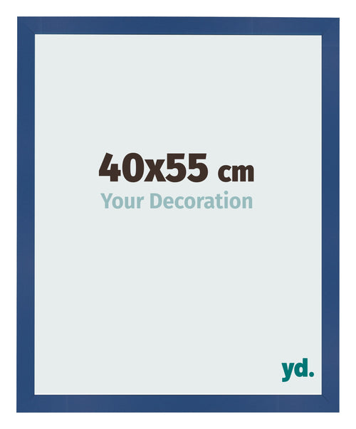 Fotolijst 40x55 cm Donkerblauw MDF Bologna Voorzijde Maat | Yourdecoration.nl