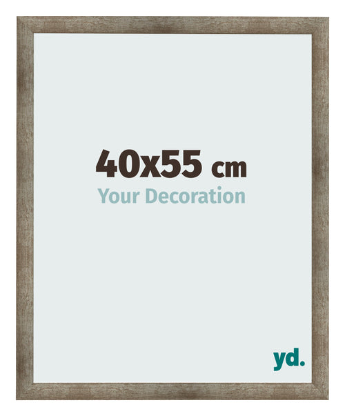 Fotolijst 40x55 cm Metaal Vintage MDF Bologna Voorzijde Maat | Yourdecoration.nl