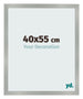 Fotolijst 40x55cm Aluminium Geborsteld MDF Bologna Voorzijde Maat | Yourdecoration.nl