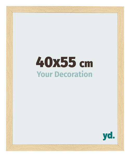 Fotolijst 40x55cm Beuken Decor MDF Bologna Voorzijde Maat | Yourdecoration.nl