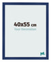 Fotolijst 40x55cm Donkerblauw Geveegd MDF Bologna Voorzijde Maat | Yourdecoration.nl