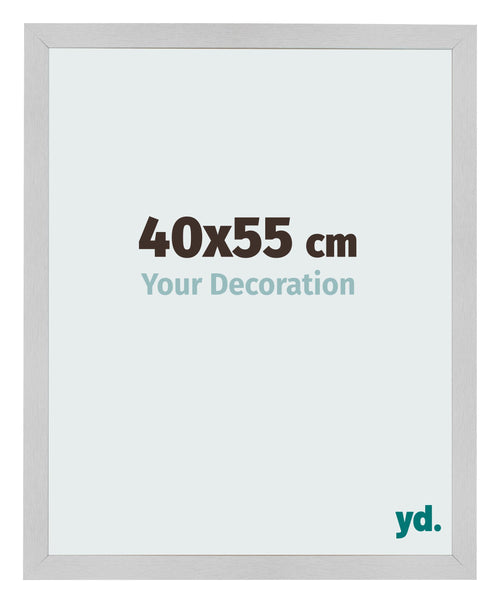 Fotolijst 40x55cm Edelstaal MDF Bologna Voorzijde Maat | Yourdecoration.nl