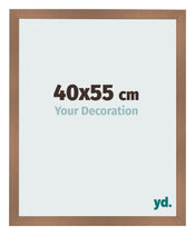 Fotolijst 40x55cm Koper Decor MDF Bologna Voorzijde Maat | Yourdecoration.nl