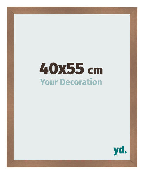 Fotolijst 40x55cm Koper Decor MDF Bologna Voorzijde Maat | Yourdecoration.nl