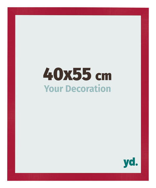 Fotolijst 40x55cm Rood MDF Bologna Voorzijde Maat | Yourdecoration.nl
