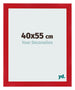 Fotolijst 40x55cm Rood MDF Pisa Voorzijde Maat | Yourdecoration.nl
