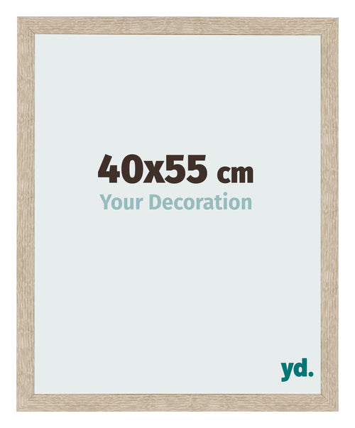 Fotolijst 40x55cm Sonoma Eiken MDF Bologna Voorzijde Maat | Yourdecoration.nl