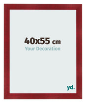 Fotolijst 40x55cm Wijnrood Geveegd MDF Pisa Voorzijde Maat | Yourdecoration.nl