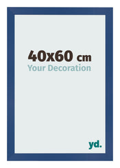 Fotolijst 40x60 cm Donkerblauw MDF Bologna Voorzijde Maat | Yourdecoration.nl