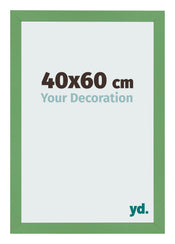 Fotolijst 40x60 cm Groen MDF Bologna Voorzijde Maat | Yourdecoration.nl