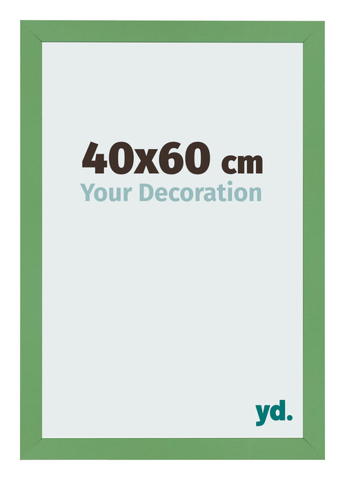 Fotolijst 40x60 cm Groen MDF Bologna Voorzijde Maat | Yourdecoration.nl