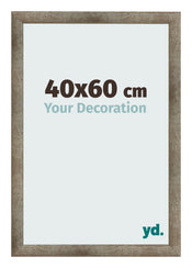 Fotolijst 40x60 cm Metaal Vintage MDF Bologna Voorzijde Maat | Yourdecoration.nl