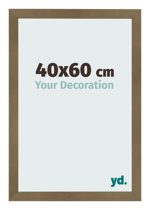 Fotolijst 40x60cm Brons Decor MDF Bologna Voorzijde Maat | Yourdecoration.nl