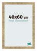 Fotolijst 40x60cm Goud Antiek MDF Bologna Voorzijde Maat | Yourdecoration.nl