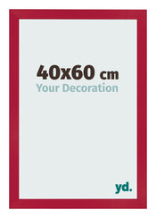 Fotolijst 40x60cm Rood MDF Bologna Voorzijde Maat | Yourdecoration.nl
