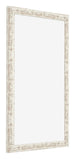 Fotolijst 40x60cm Wit Vintage MDF Bologna Voorzijde Schuin | Yourdecoration.nl