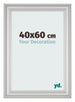 Fotolijst 40x60cm Zilver Mat MDF Lazio Voorzijde Maat | Yourdecoration.nl