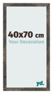 Fotolijst 40x70 cm Geoxideerd Metaal MDF Bologna Voorzijde Maat | Yourdecoration.nl