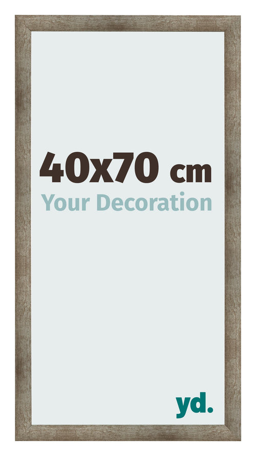 Fotolijst 40x70 cm Metaal Vintage MDF Bologna Voorzijde Maat | Yourdecoration.nl
