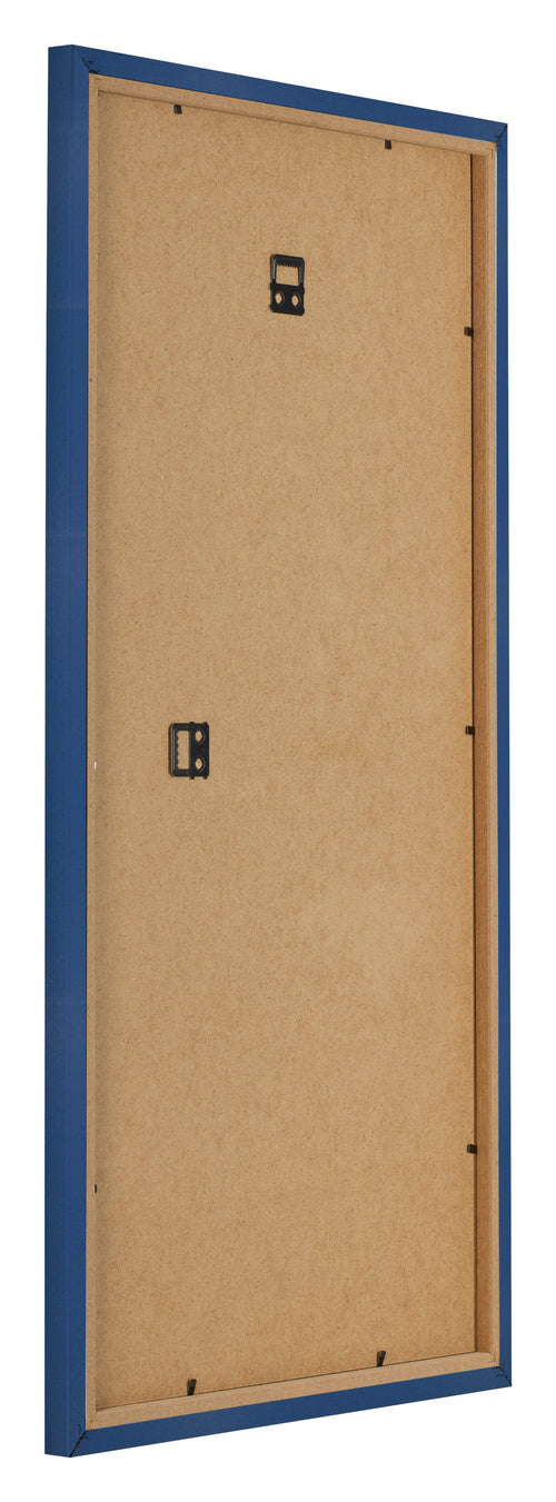 Fotolijst 40x70cm Donkerblauw MDF Bologna Achterzijde Schuin | Yourdecoration.nl